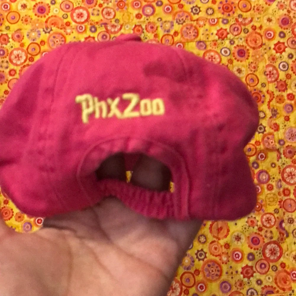 Pink Baby Animal Zoo Embroidered Baseball Cap